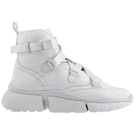 chloe sonnie sneaker white|Chloe Ladies White Sonnie High.